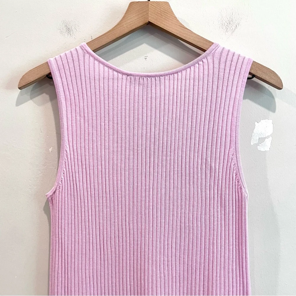 Ann Taylor Sleeveless Ribbed Knit Tank Top - Picture 10 of 11